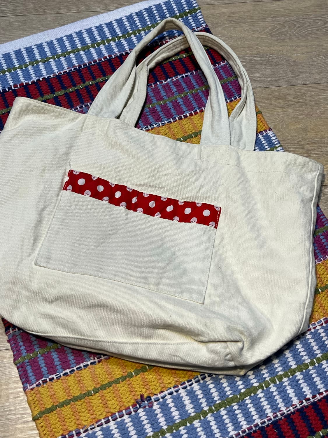 Disney 미니마우스 캔버스 토트백 상품이미지2