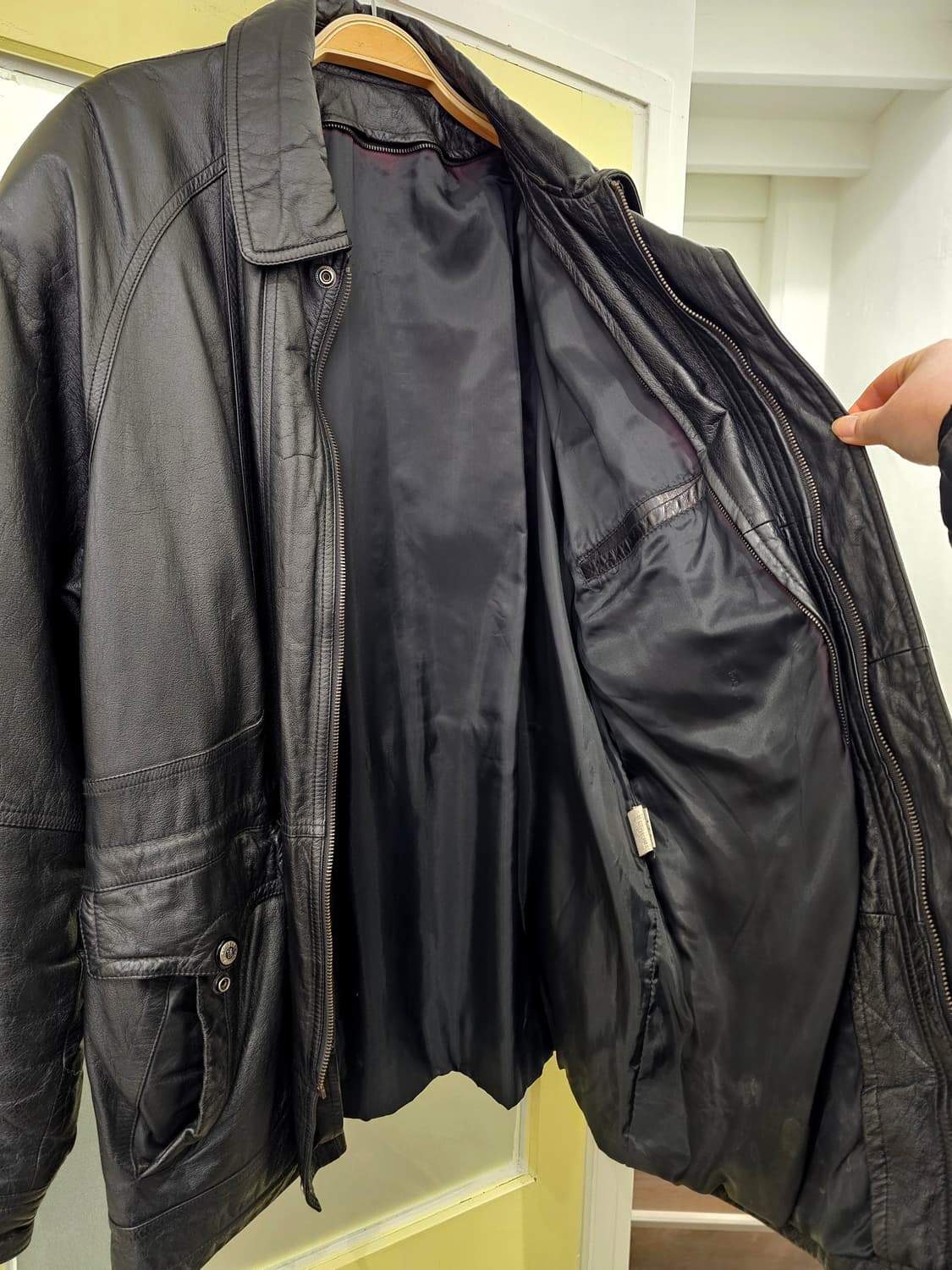 USA Wilsons 블랙 카우스킨 필드자켓(집인 안감O) 상품이미지5