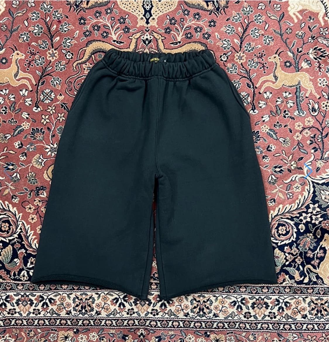 블랙아웃 CUTTED SHORTS - BLACK 상품이미지1