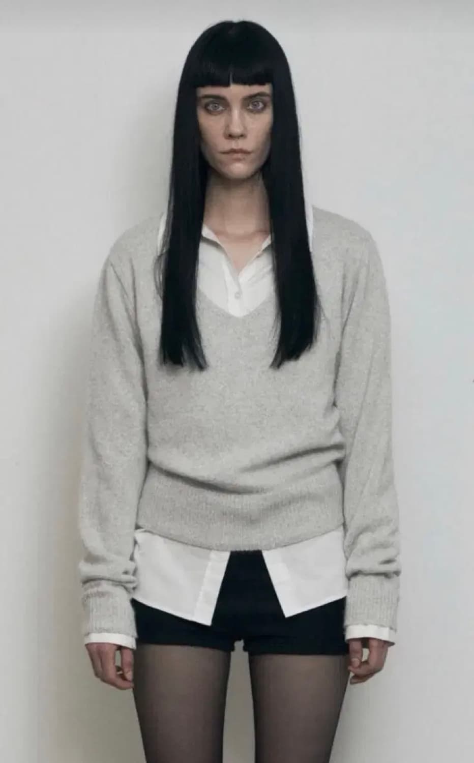 보헤미안서울 브이넥 루즈핏 울 니트 보헴서 상품이미지2