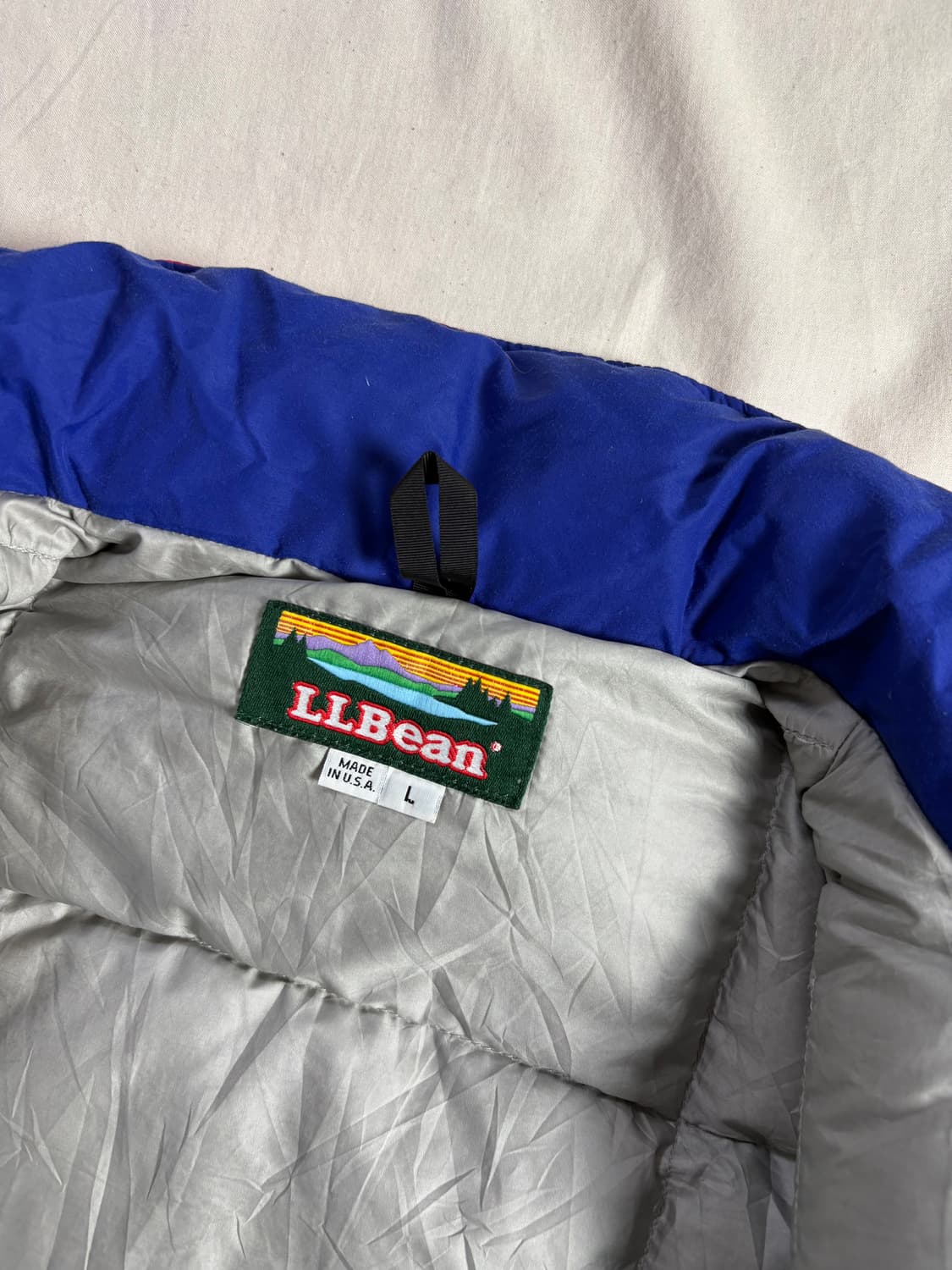 90s L.L Bean 엘엘빈 다운 푸퍼 파카 L 상품이미지6