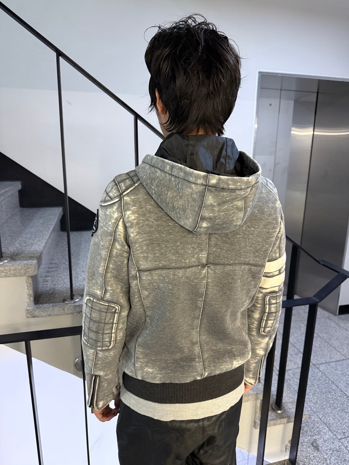 dyed washing patch jacket 상품이미지5