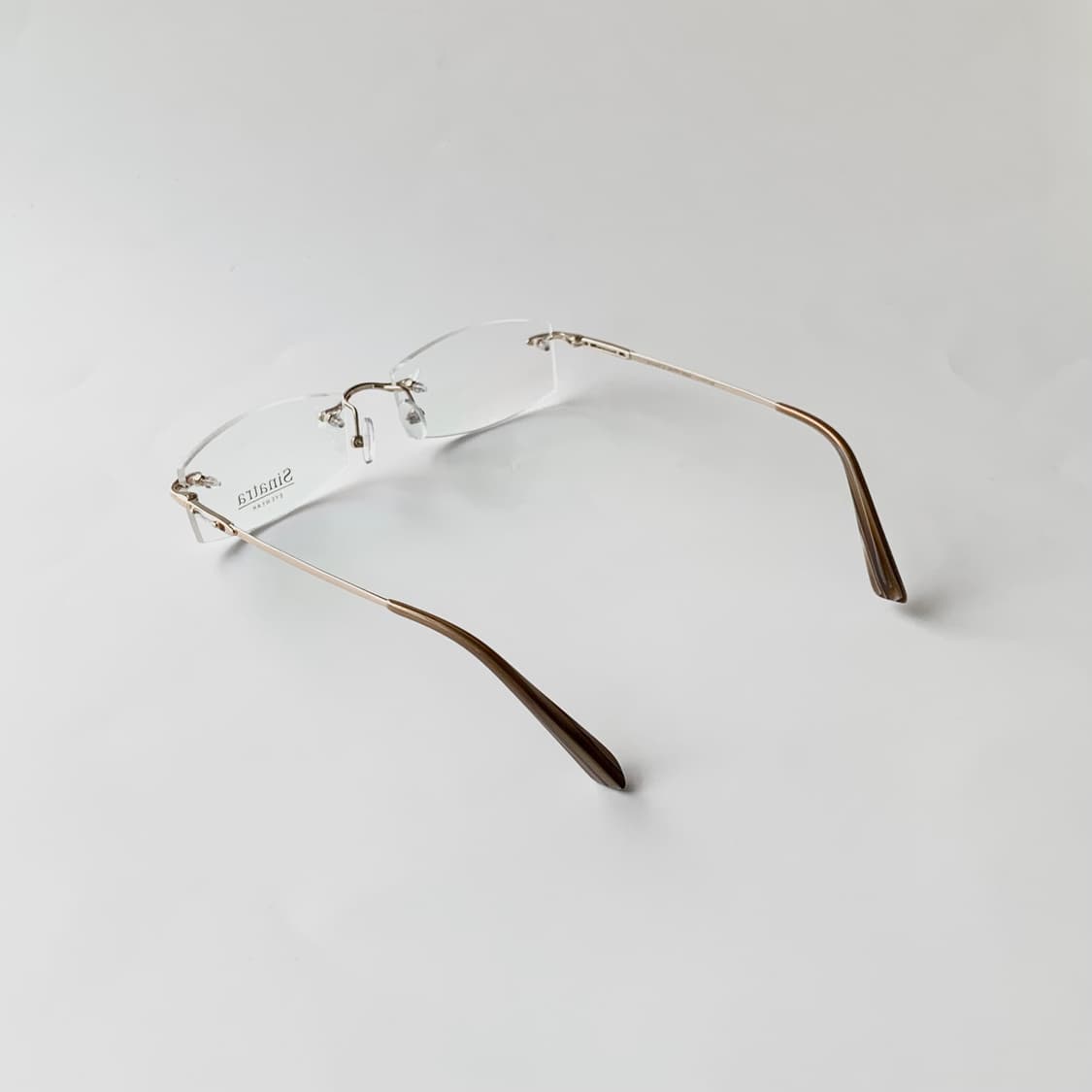 883 골드 일제 슬림 직사각 무테 빈티지 남녀공용 데드스탁 상품이미지4