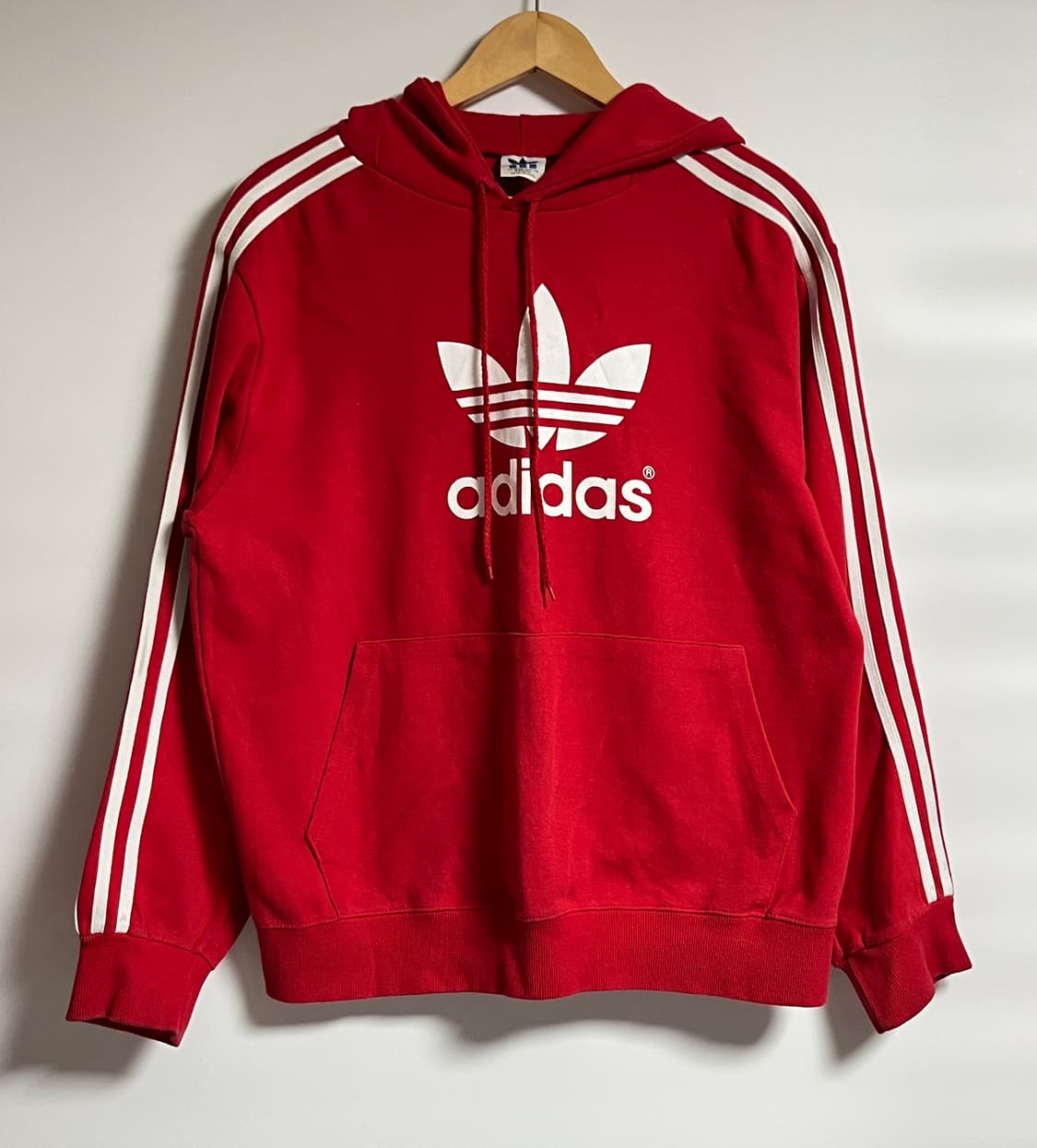 공용 아디다스 빅로고 트레포일 후드 티셔츠 Free 상품이미지1
