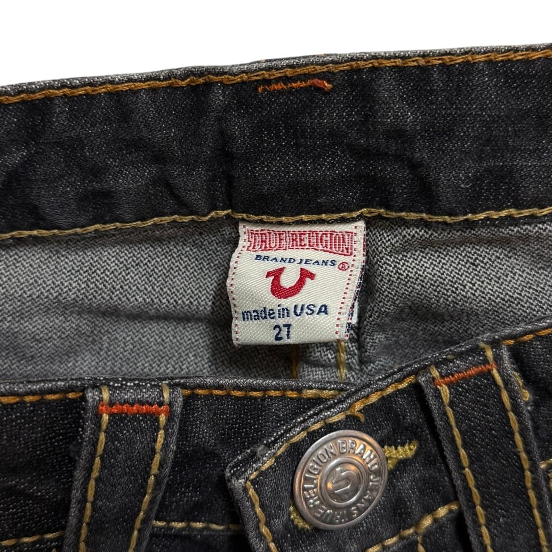 00s True Religion 로우라이즈 부츠컷 데님 상품이미지5