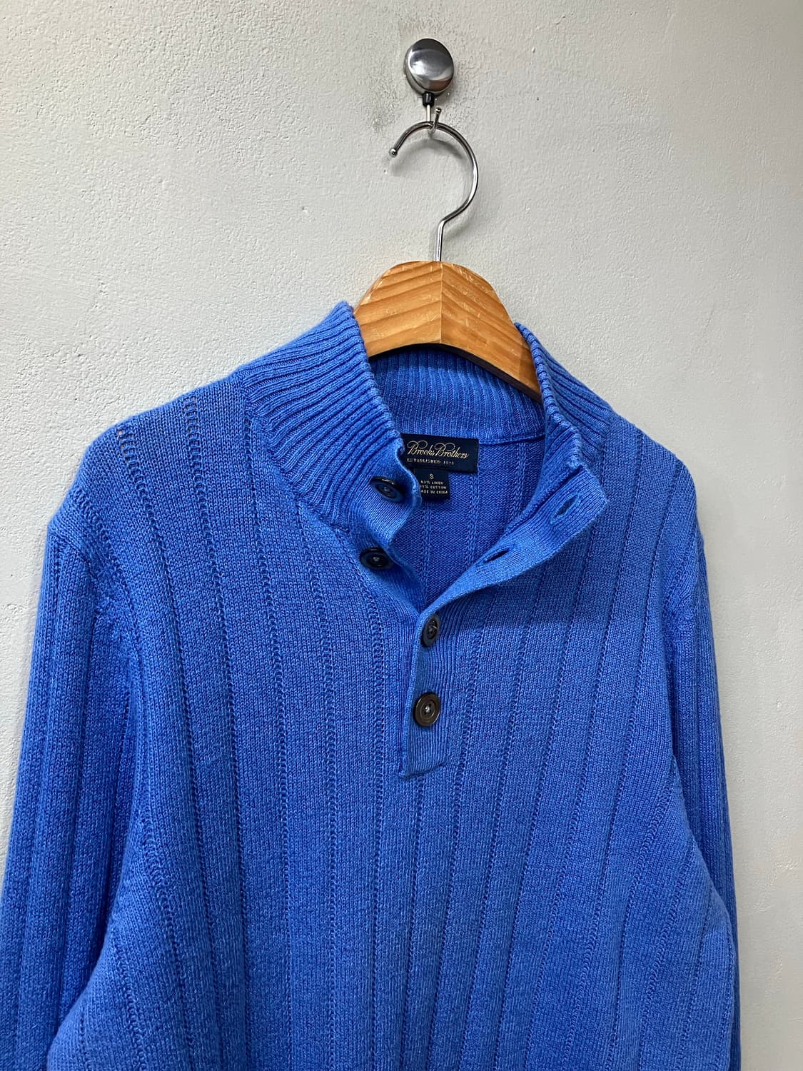 브룩스브라더스 케이블 버튼 집업 니트 상품이미지3
