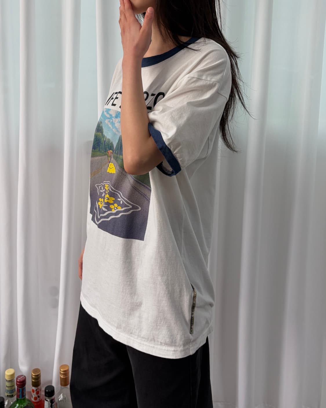 (새상품)[4]캐피탈 20 텐지쿠 링거 페인터 티셔츠 상품이미지2