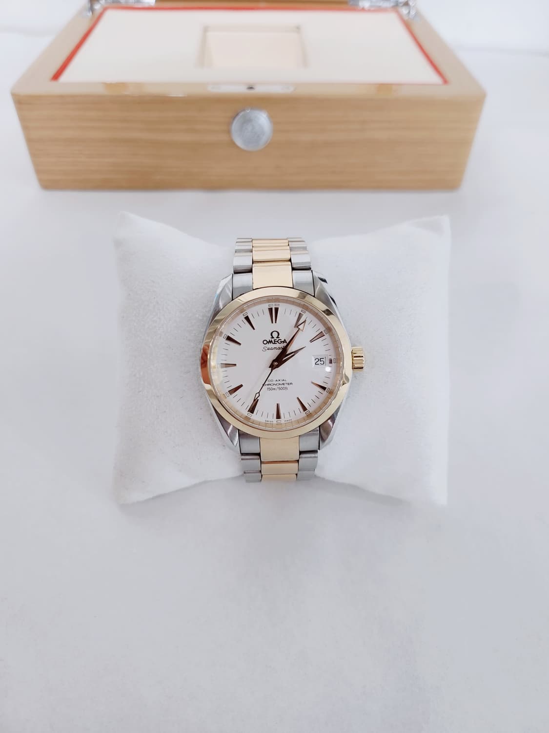 오메가 씨마스터 아쿠아테라 18K 로즈골드 36MM 상품이미지3