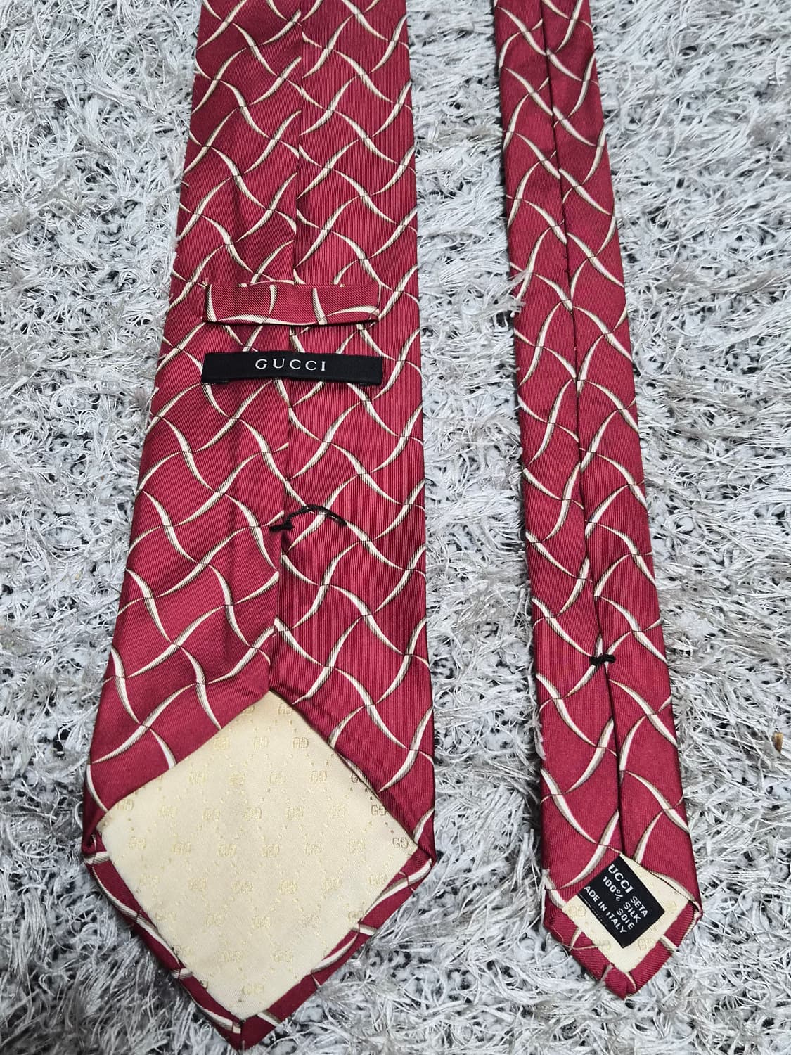 구찌GUCCI 패턴 넥타이 Free - N24 상품이미지5