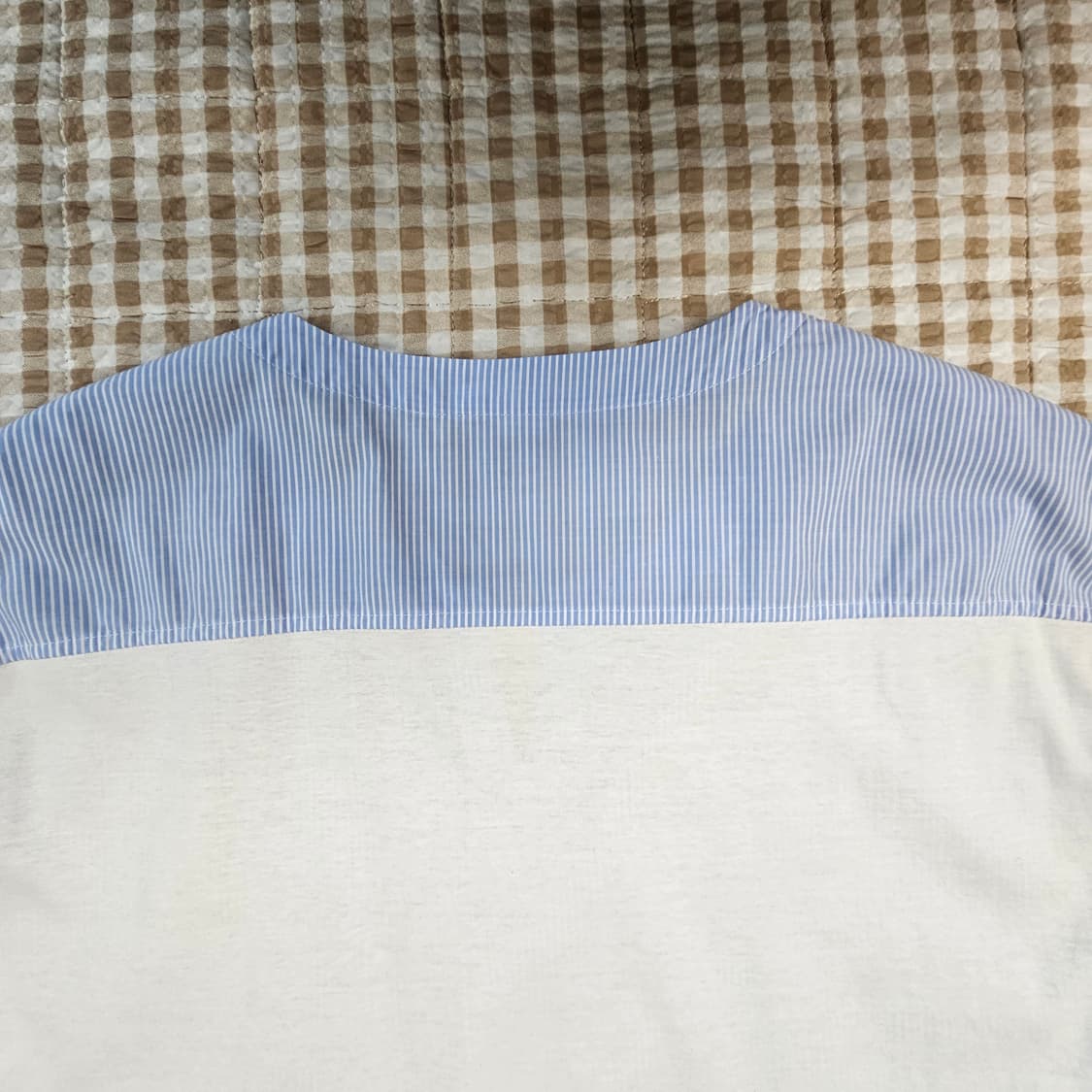 질스튜어트뉴욕 헨리넥 반소매 면티 남자100 상품이미지5