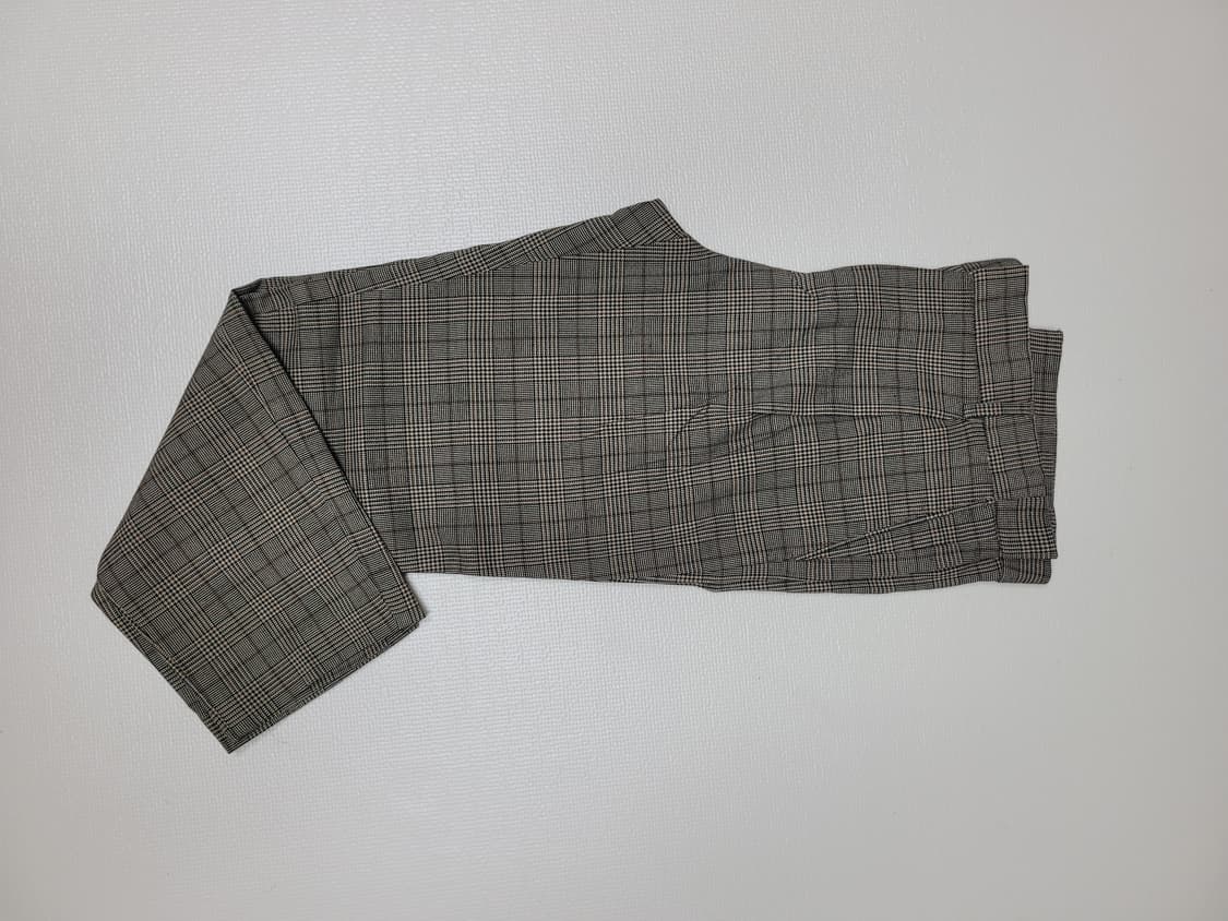 스파오 SPAO 남자 체크패턴 슬랙스 34 브라운 상품이미지2