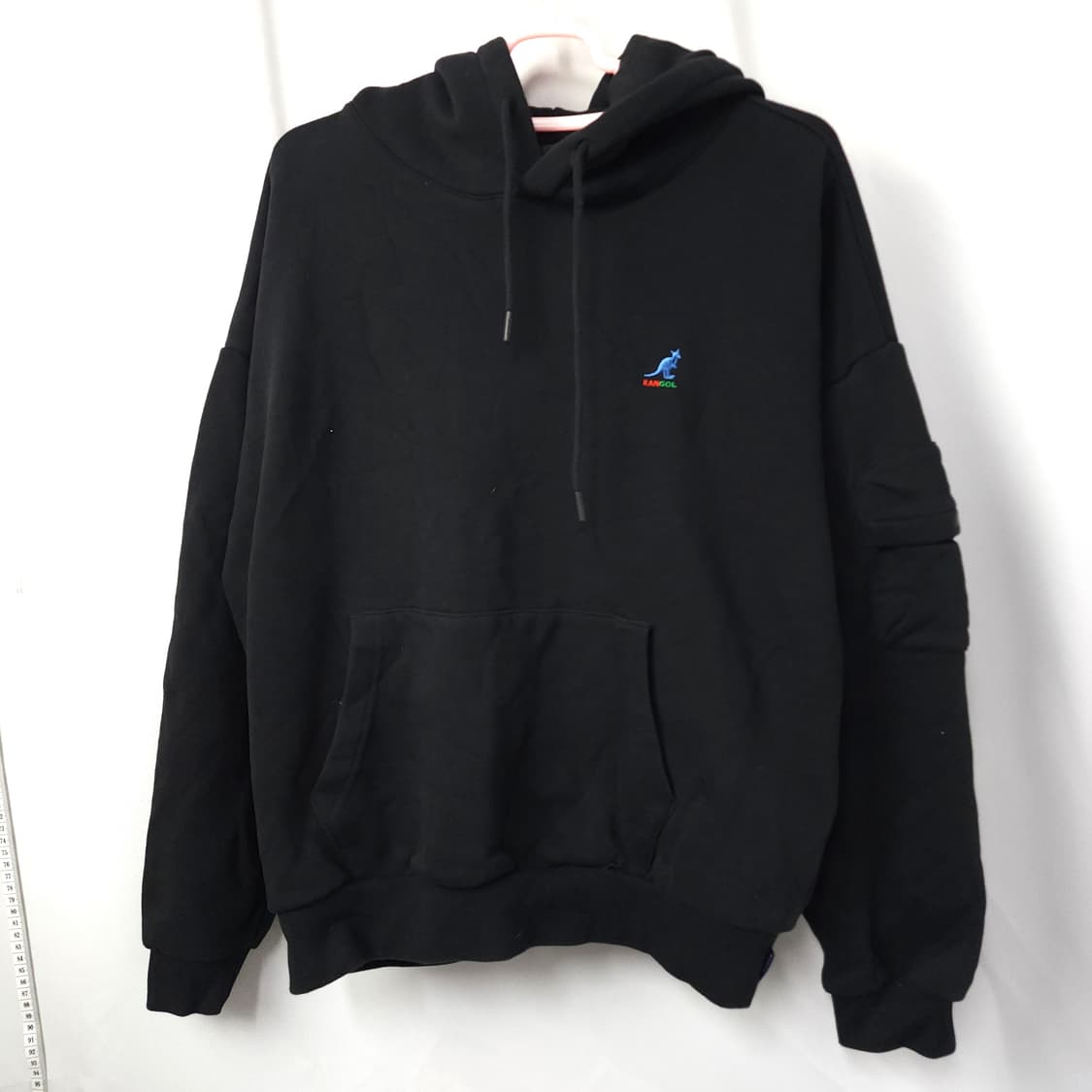 55[134] 캉골 후드티셔츠 블랙 상품이미지1