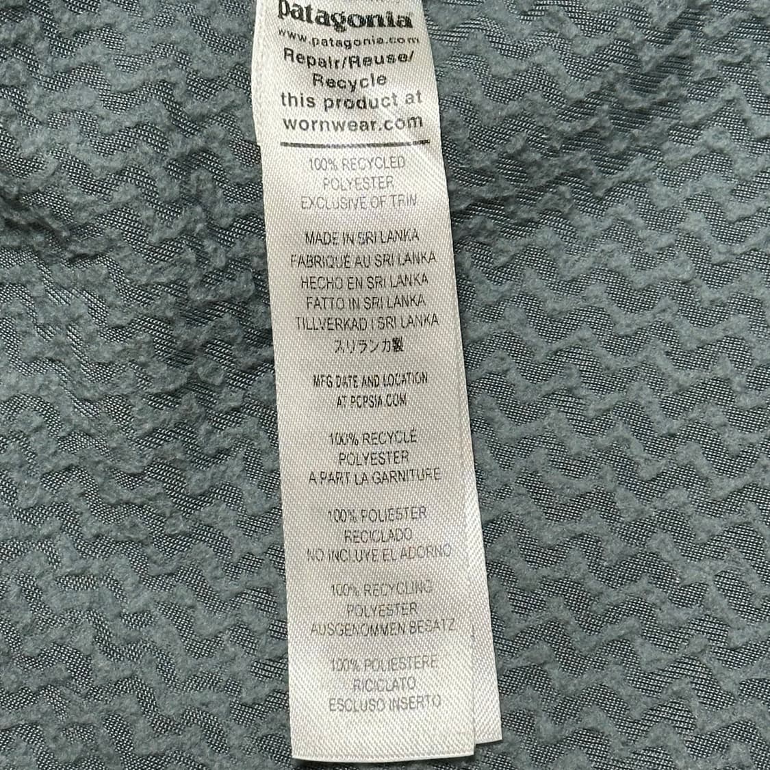 XXL 파타고니아 R1 에어 반집업 플리스 상품이미지5