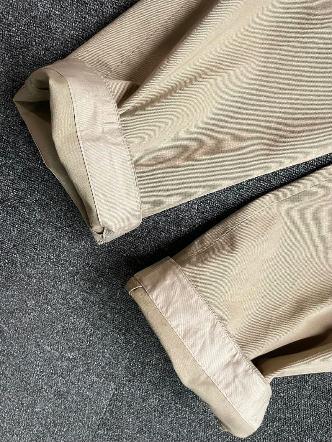 피그벨 401 오피서트라우저 와이드 치노 카키 2사이즈  상품이미지7