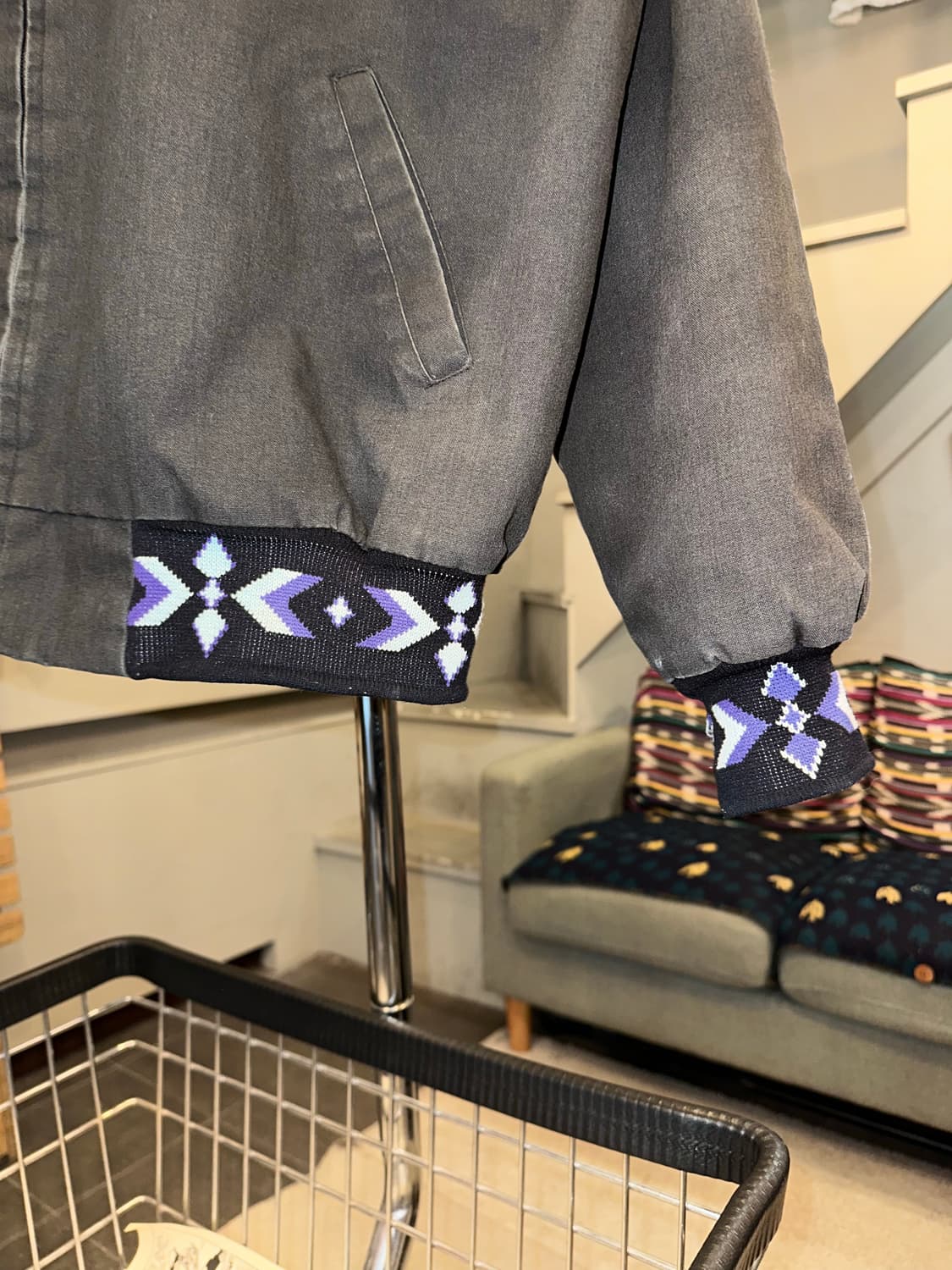 90’s American Aztec blanket work jacket 상품이미지7