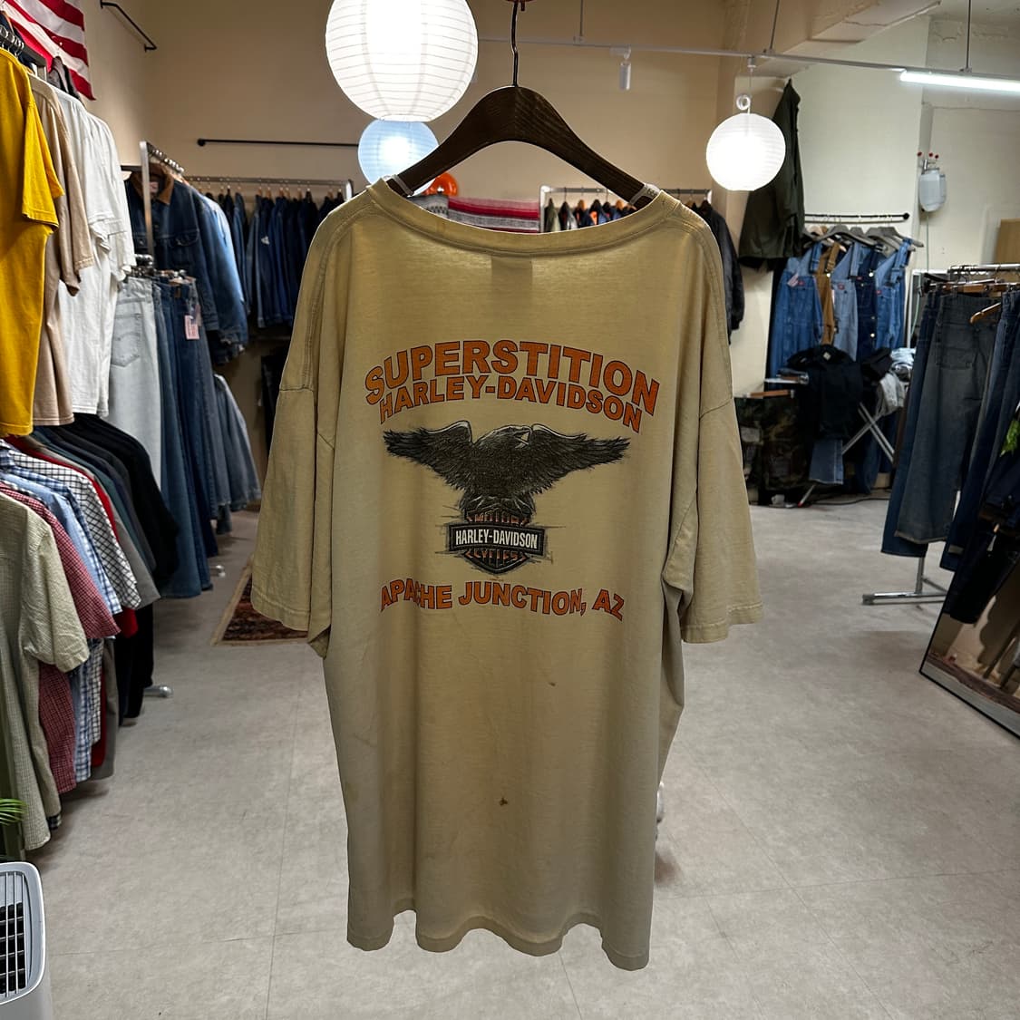 00s USA Harley-Davidson Heavy Stain T 상품이미지6