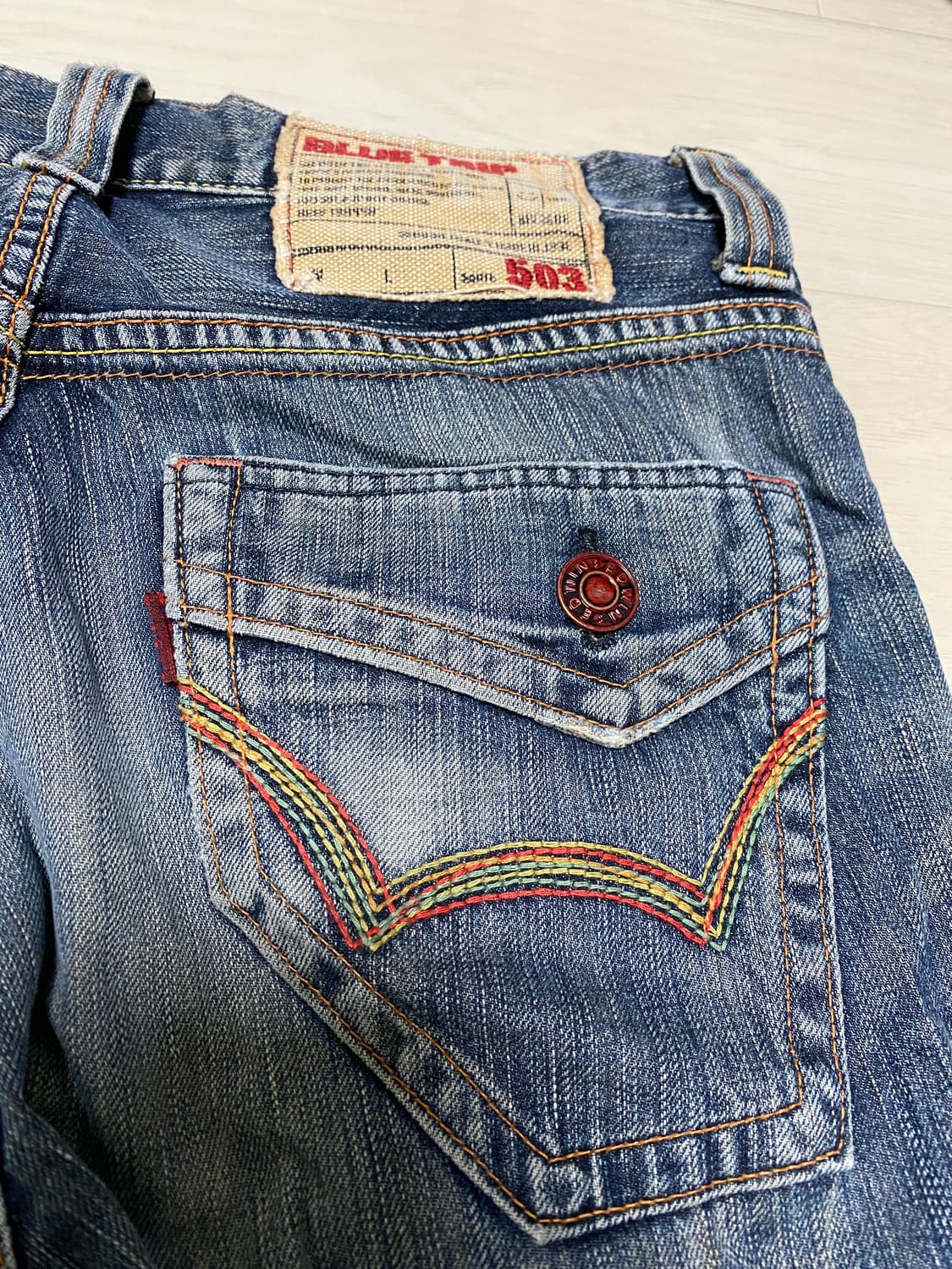 에드윈 503 디스트로이드 데님 상품이미지4