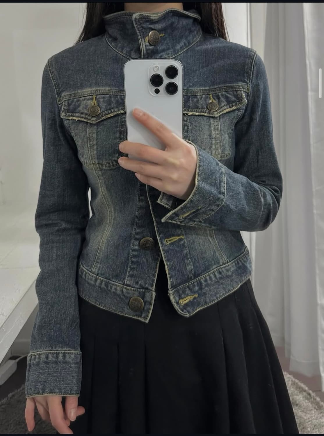 ozoc washing denim jacket 상품이미지2