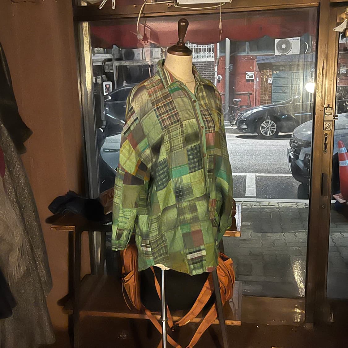 MALAIKA patchwork boro shirt 상품이미지4