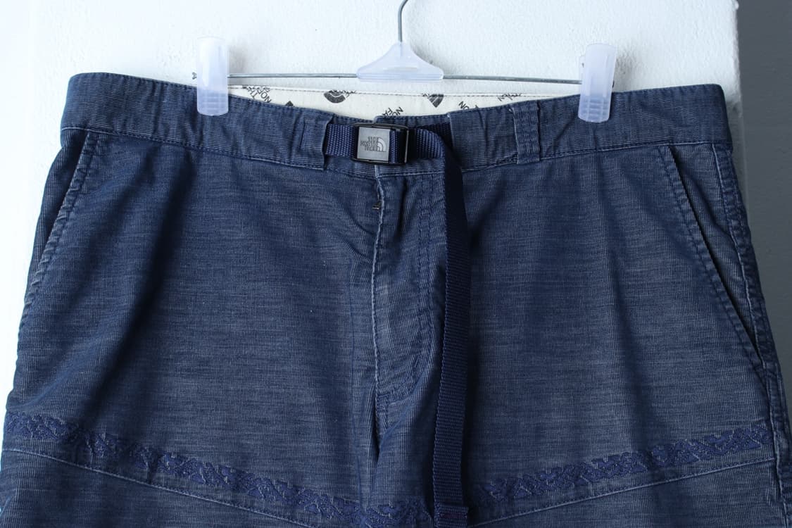 (XL-2XL) 노스페이스 반바지 팬츠 인디고 벨티드 일본판-P9799 상품이미지3
