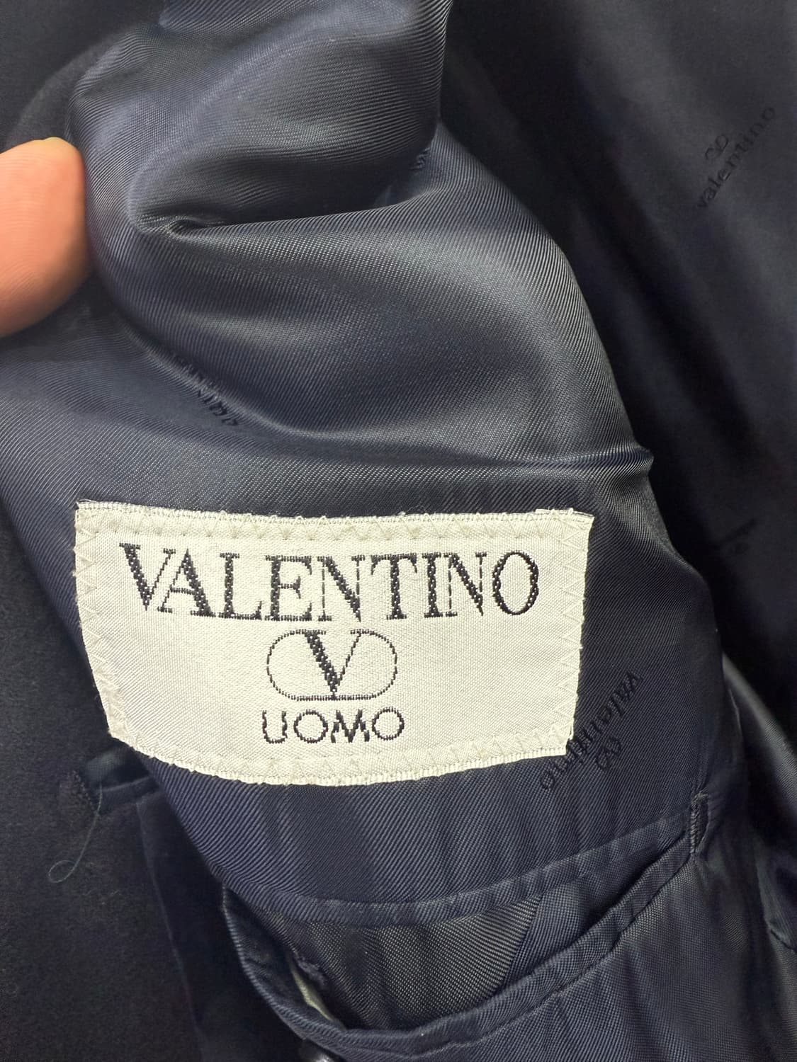 발렌티노 네이비 금장 버튼 자켓 상품이미지5