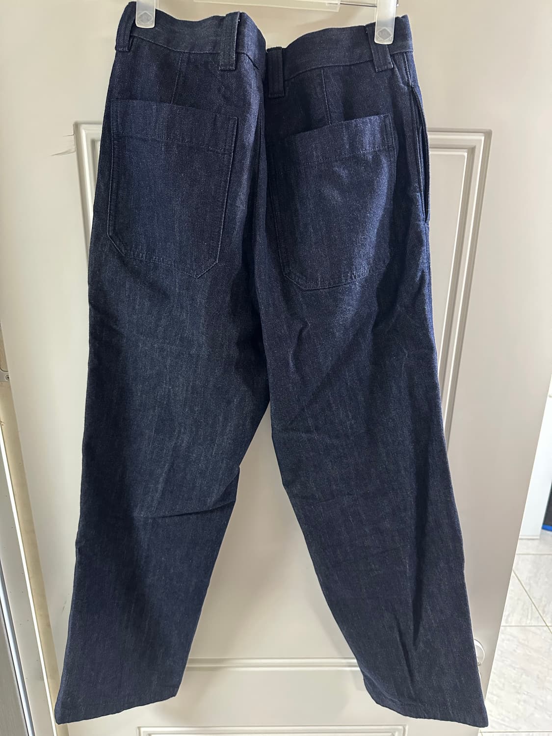 [76] 유니클로 C 턱스트레이트 팬츠 (데님) 네이비 상품이미지3