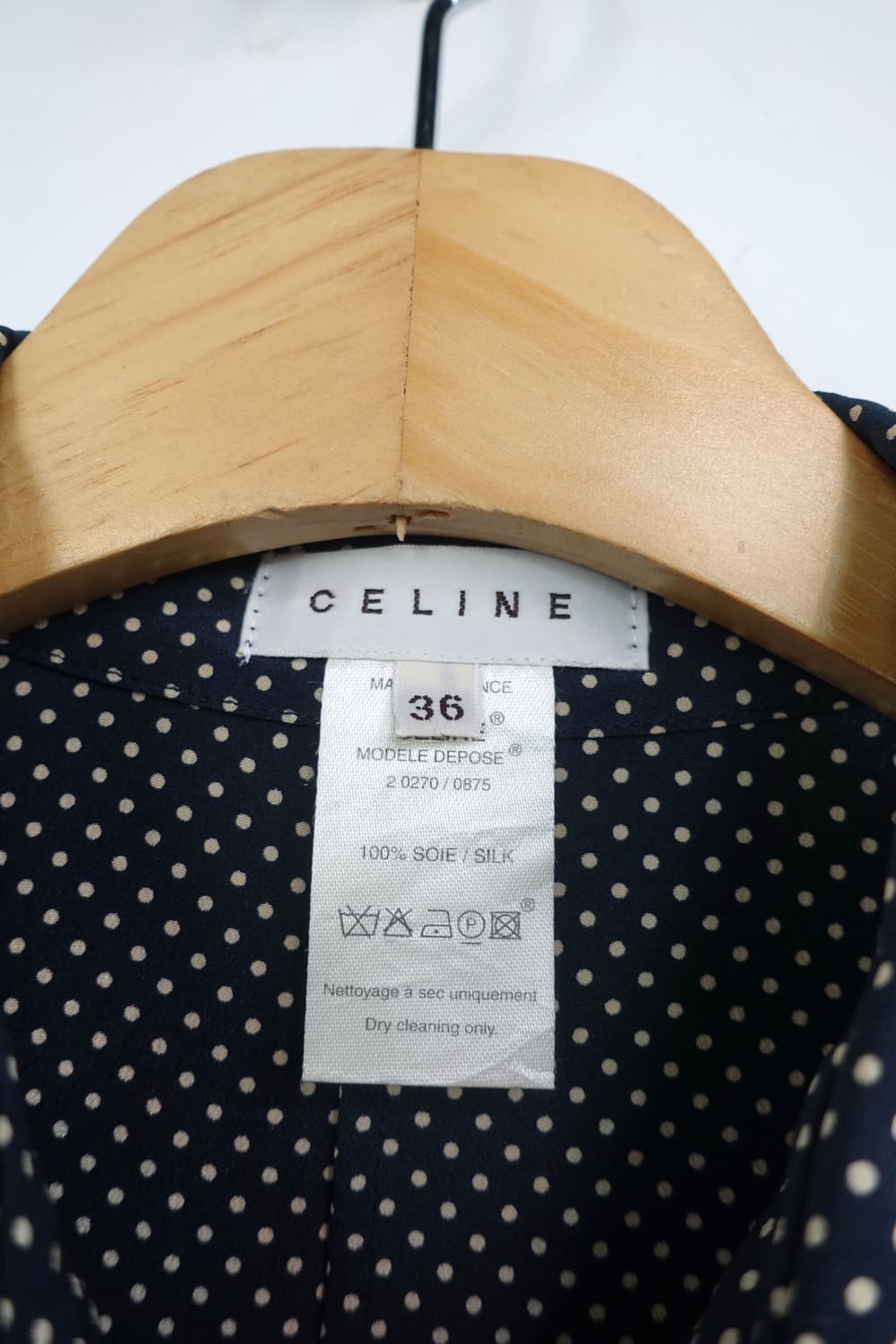 셀린느 실크 도트 블라우스 상품이미지10