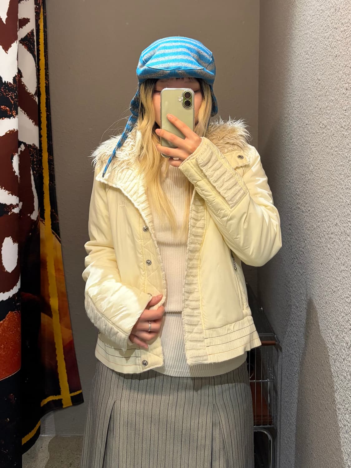 리바이스 퍼 후드 패딩 상품이미지1