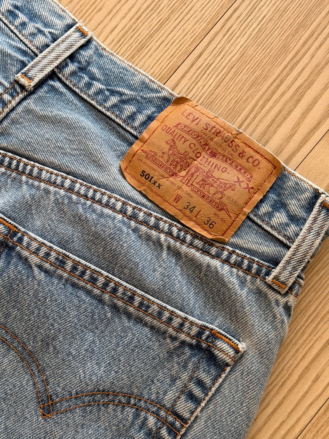 리바이스 501xx 34*36 made in maxico 상품이미지6