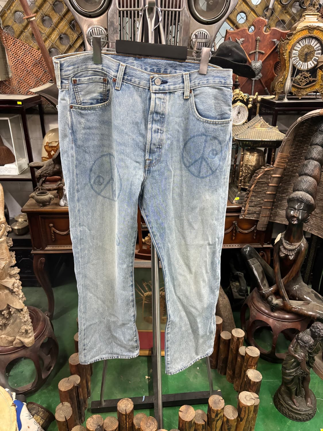 리바이스 150주년 기념 한정판 501 피스 워싱 청바지 상품이미지1