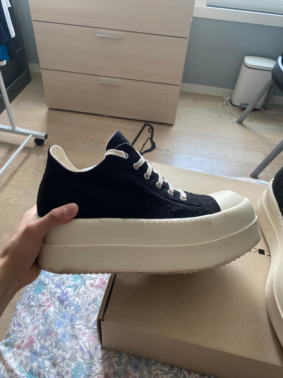 릭오웬스 컨버스 릭컨버스 더블범퍼 급처 신세계백화점 제품 상품이미지5