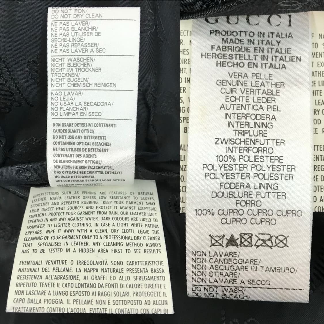 구찌 라이더 레더 자켓 상품이미지6