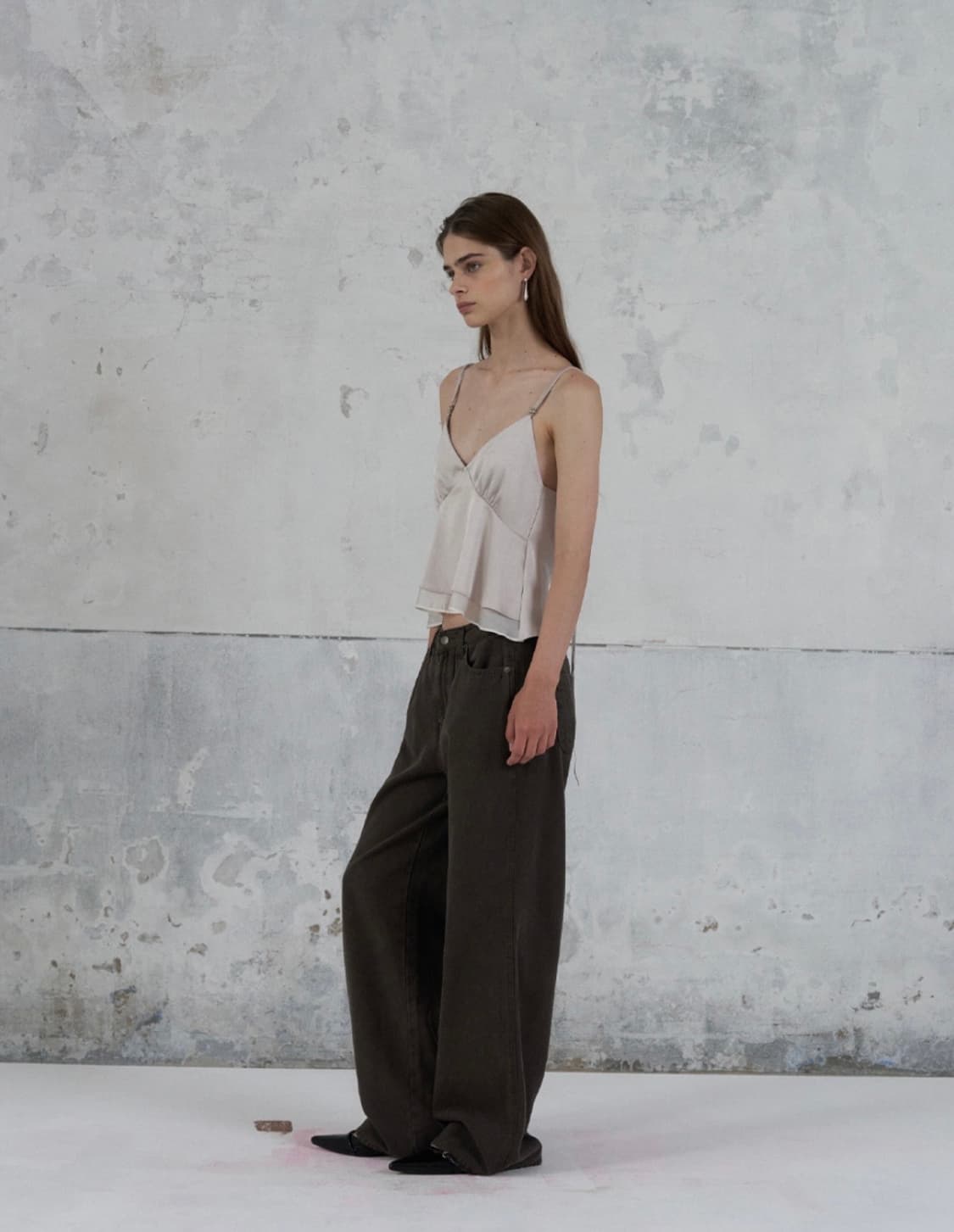 (새상품)포에토foeto faded rough oxford pants M 상품이미지2