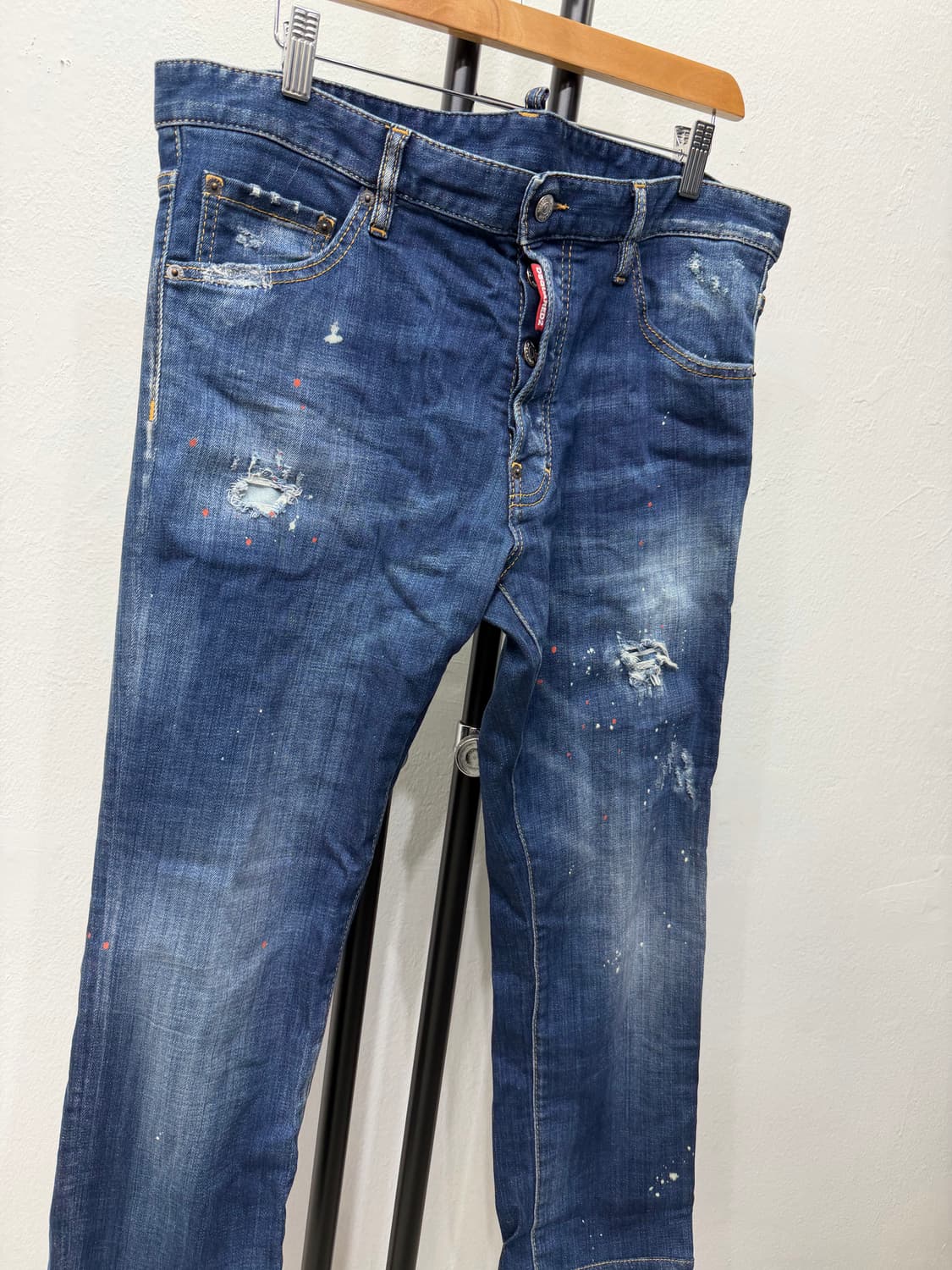 정품) 디스퀘어드2 데님 청바지 데미지진 52(36) 상품이미지2