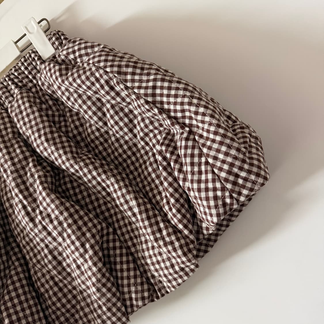 새상품 여자 누빔 스커트 (브라운) 상품이미지5