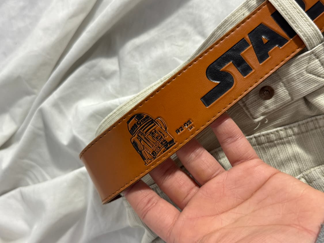 1977 fox film 스타워즈 캐릭터 엠보 레더 벨트 상품이미지5