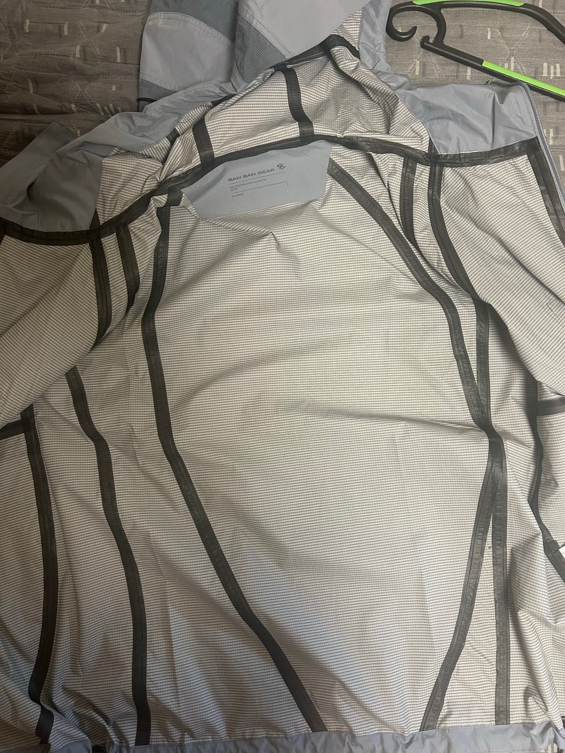 산산기어 윈드 쉴디드 재킷 아이스 그레이 상품이미지5