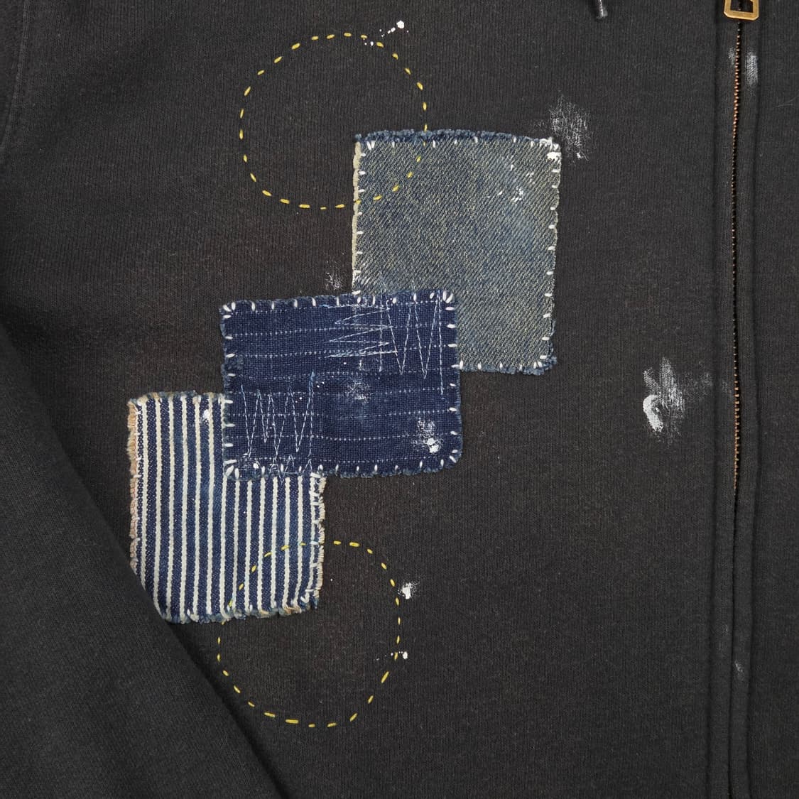 S.O/자수, 패치워크 커스텀 후드집업 상품이미지5