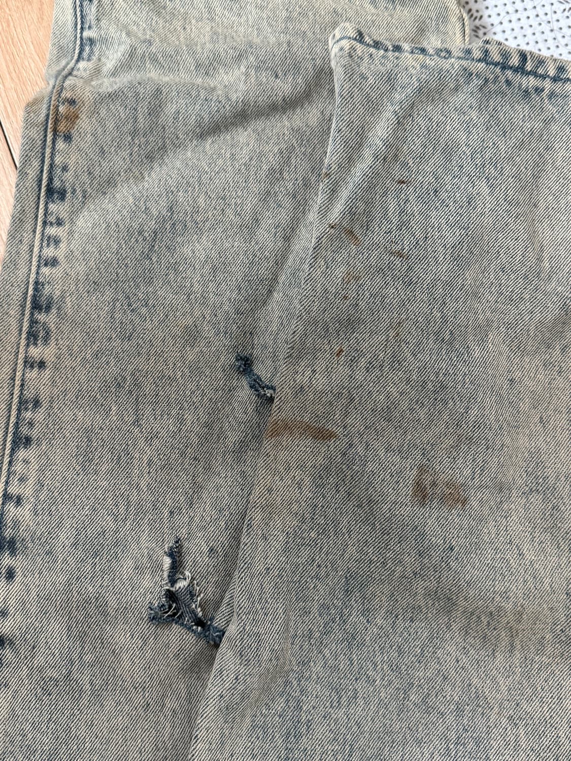 비슬로우 연청데님 상품이미지3