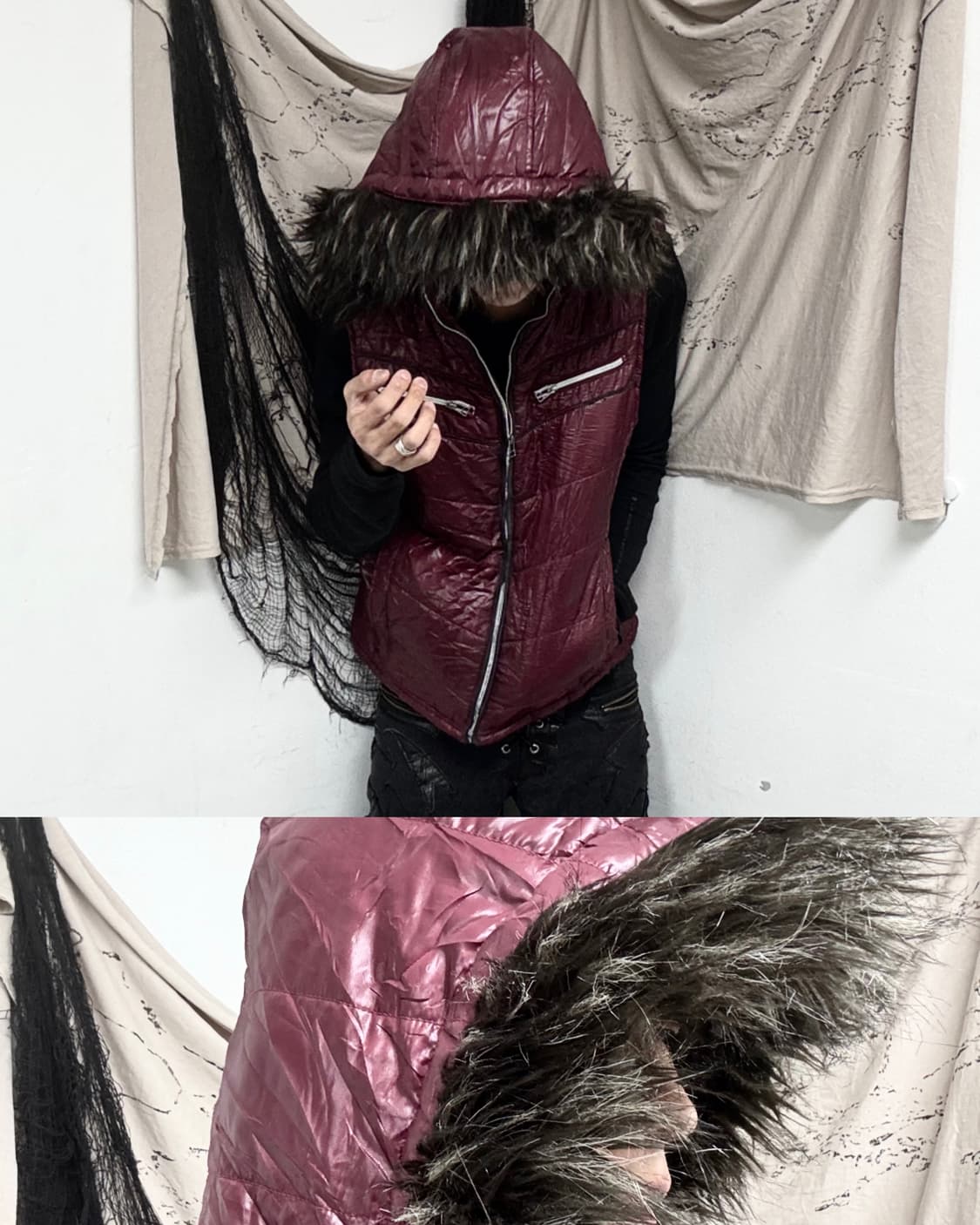 [Journal Report]VEKI Burgundy Black Fur  상품이미지1