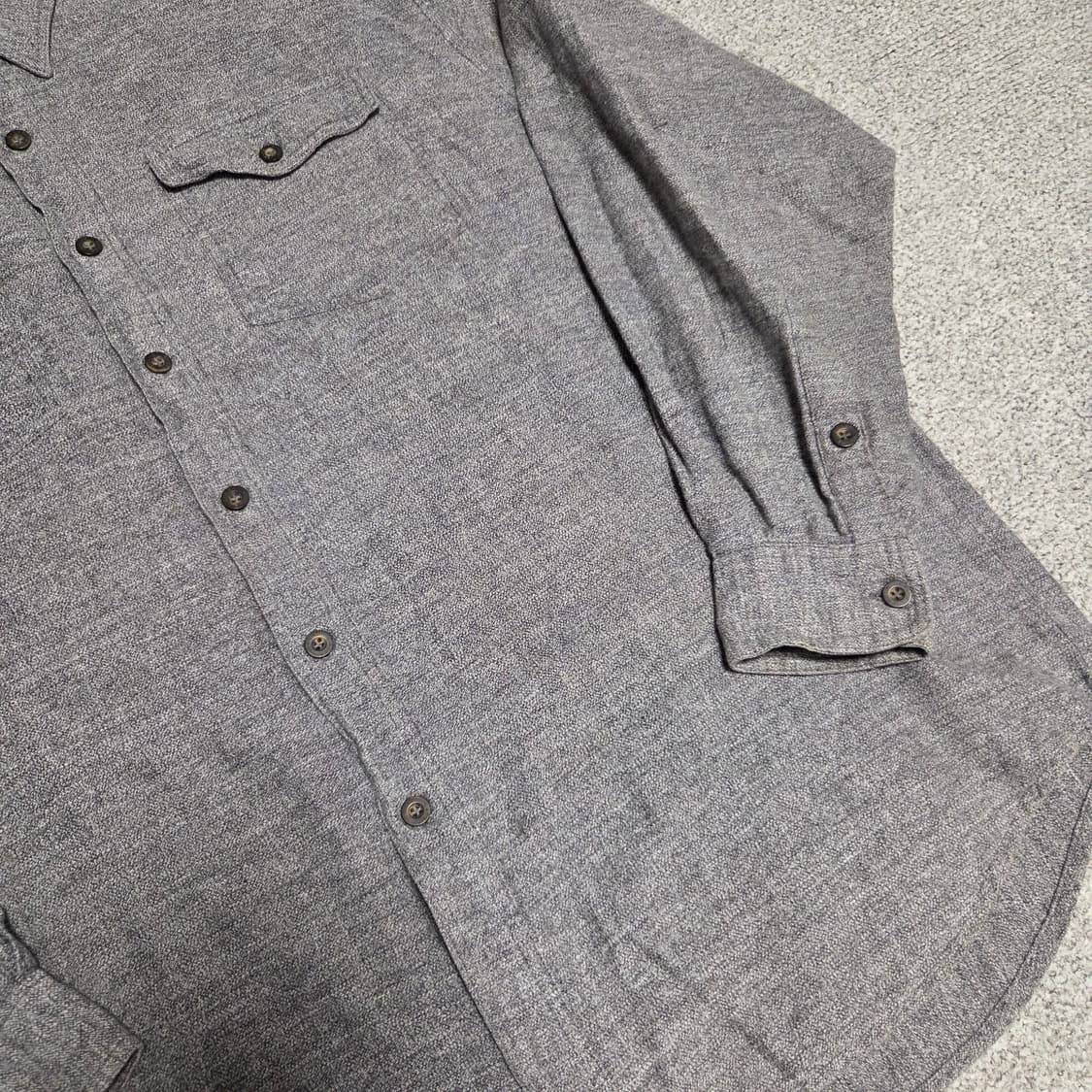 Cache Creek 그레이 플란넬 셔츠 L(100-105) 상품이미지5