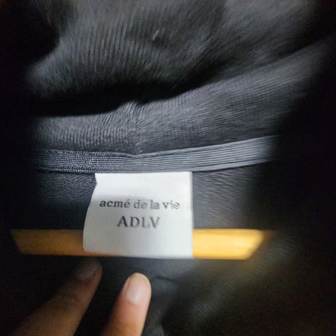 Adv 아크메드라비 베이비 페이스 블랙 후드티 상품이미지6