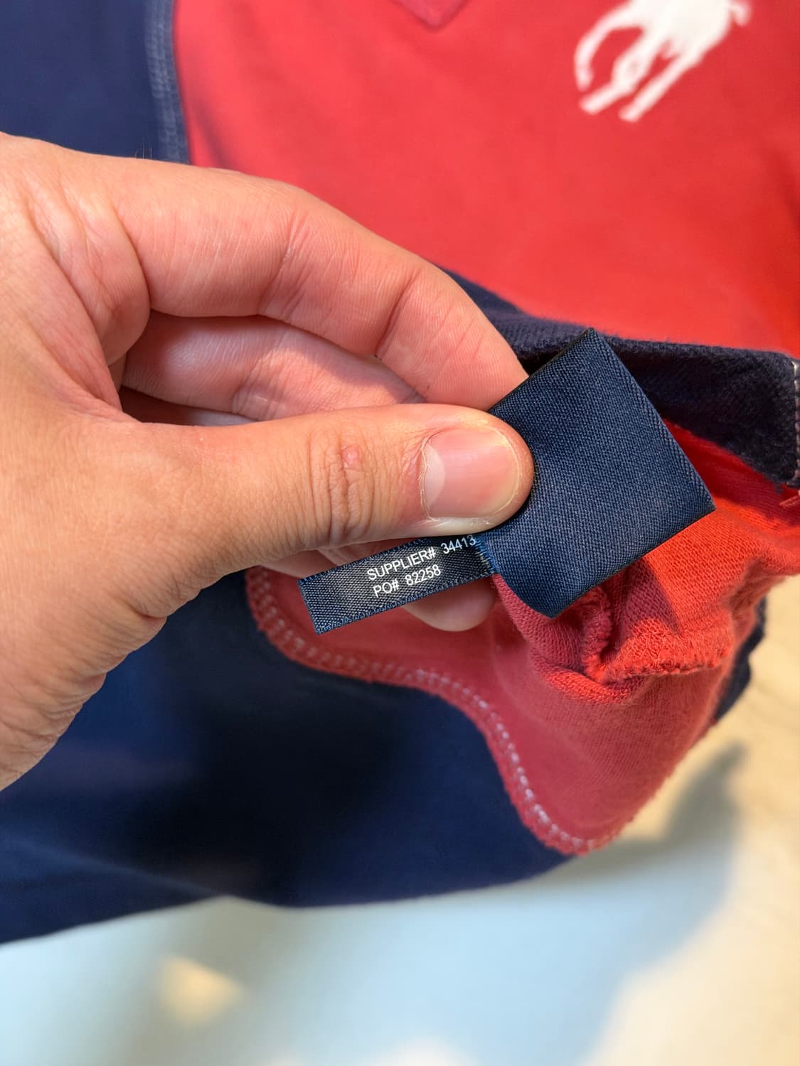 폴로 랄프로렌 빅포니 치프키프 카라티 네이비 레드 상품이미지3