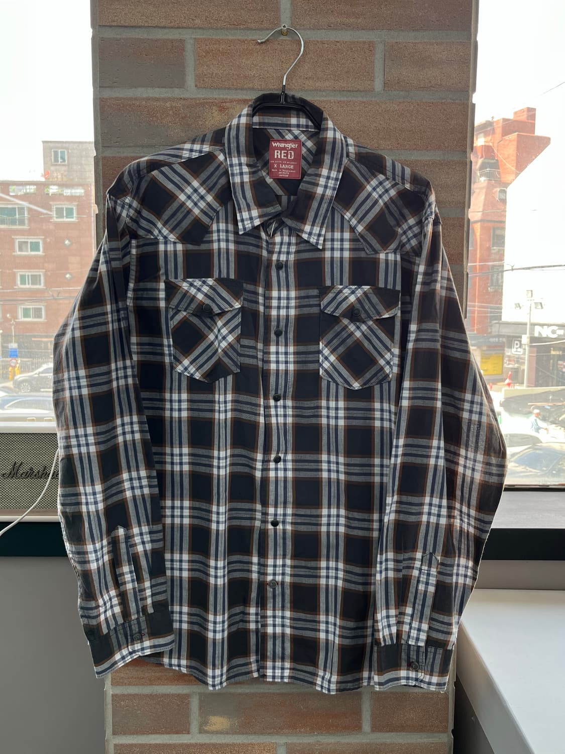 랭글러 웨스턴 체크 셔츠  상품이미지6