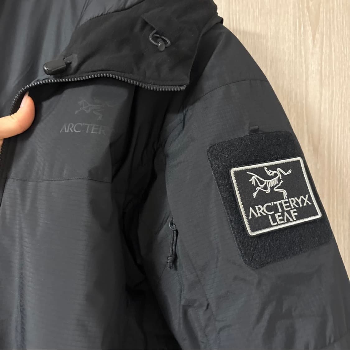 아크테릭스 리프 콜드 WX 후디 LT 젠 2 .1블랙 + 패치포함 상품이미지3