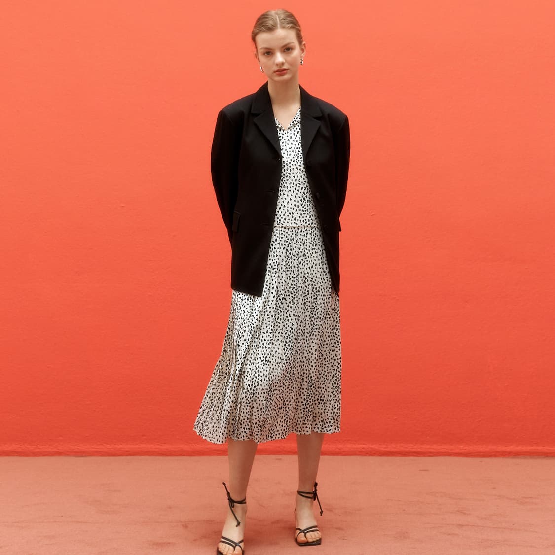 비뮤즈맨션(BEMUSE MANSION) Elly 플리츠원피스 프리사이즈 상품이미지5