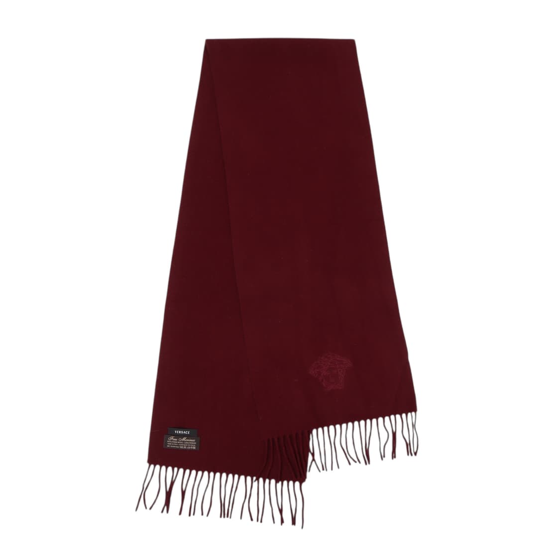 베르사체 메두사 버건디 파인 메리노울 머플러 상품이미지4