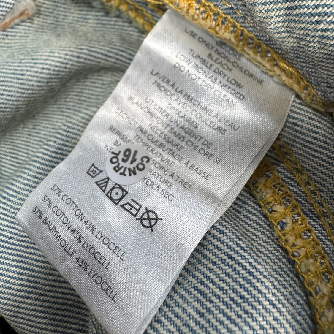 프리피플 위더프리 스타 워싱 데님 팬츠 (26) 상품이미지7