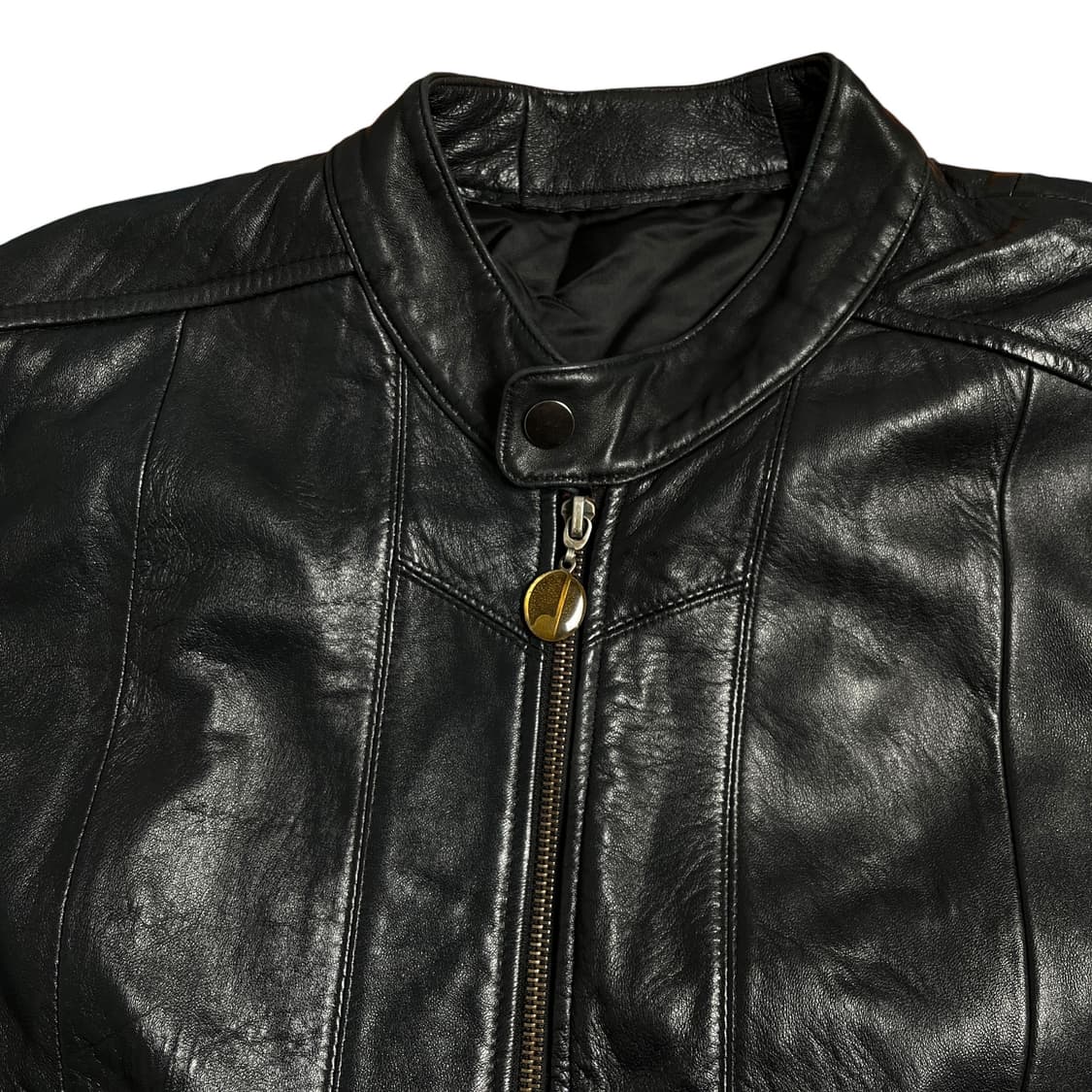 vtg 스탠드 카라 모토 자켓 상품이미지3