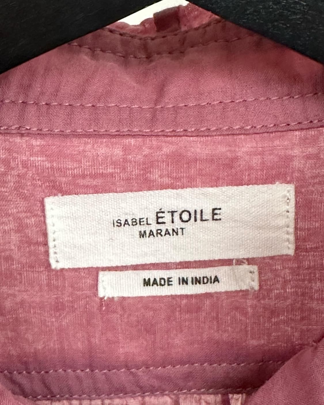 이자벨마랑 핑크 프릴 코튼 셔츠 상품이미지8